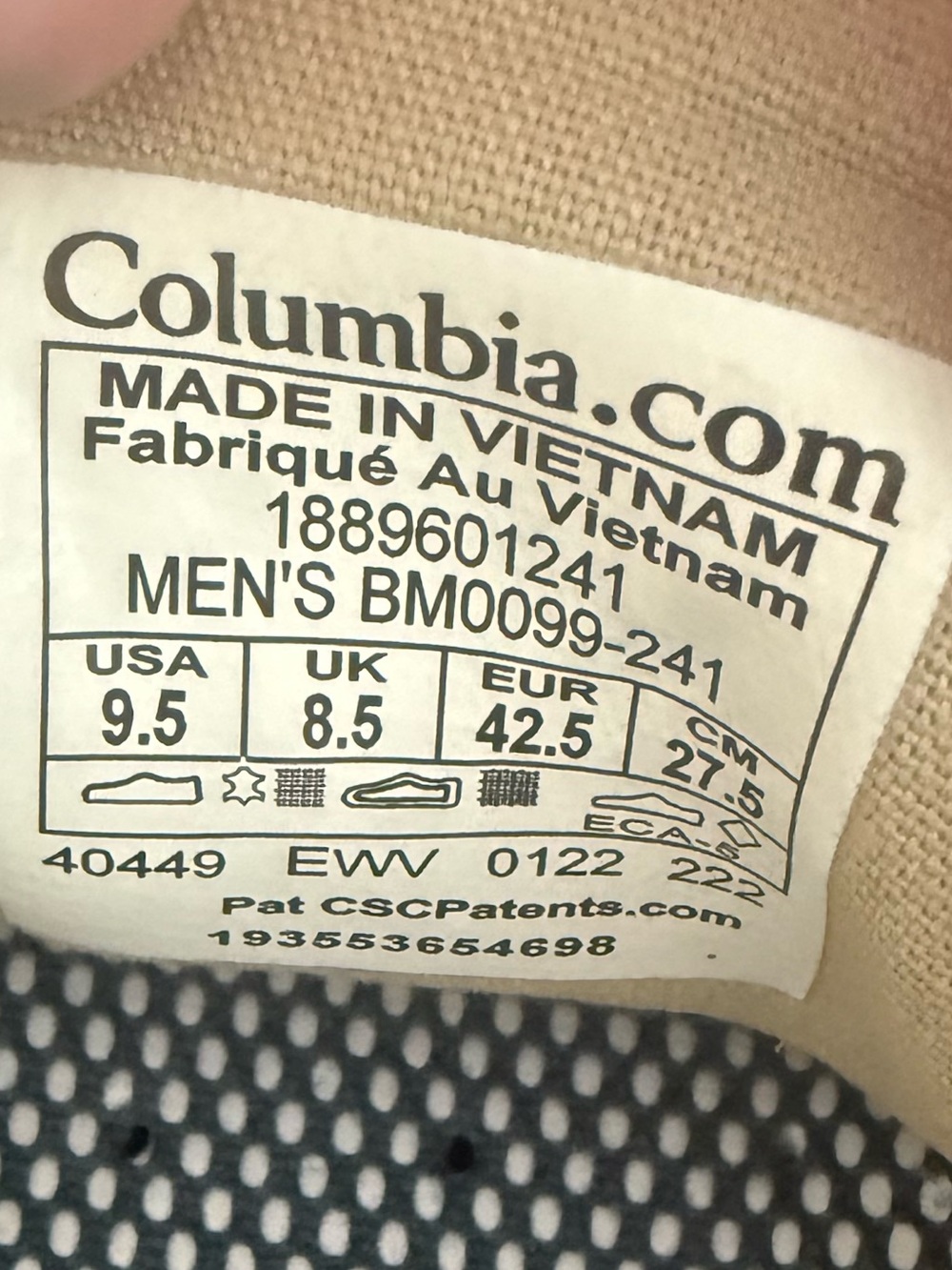 Columbia Mens PFG Bahama Vent Loco Relaxed III Boat Shoes Canvas Leather Tan 9.5 - Picture 10 of 11